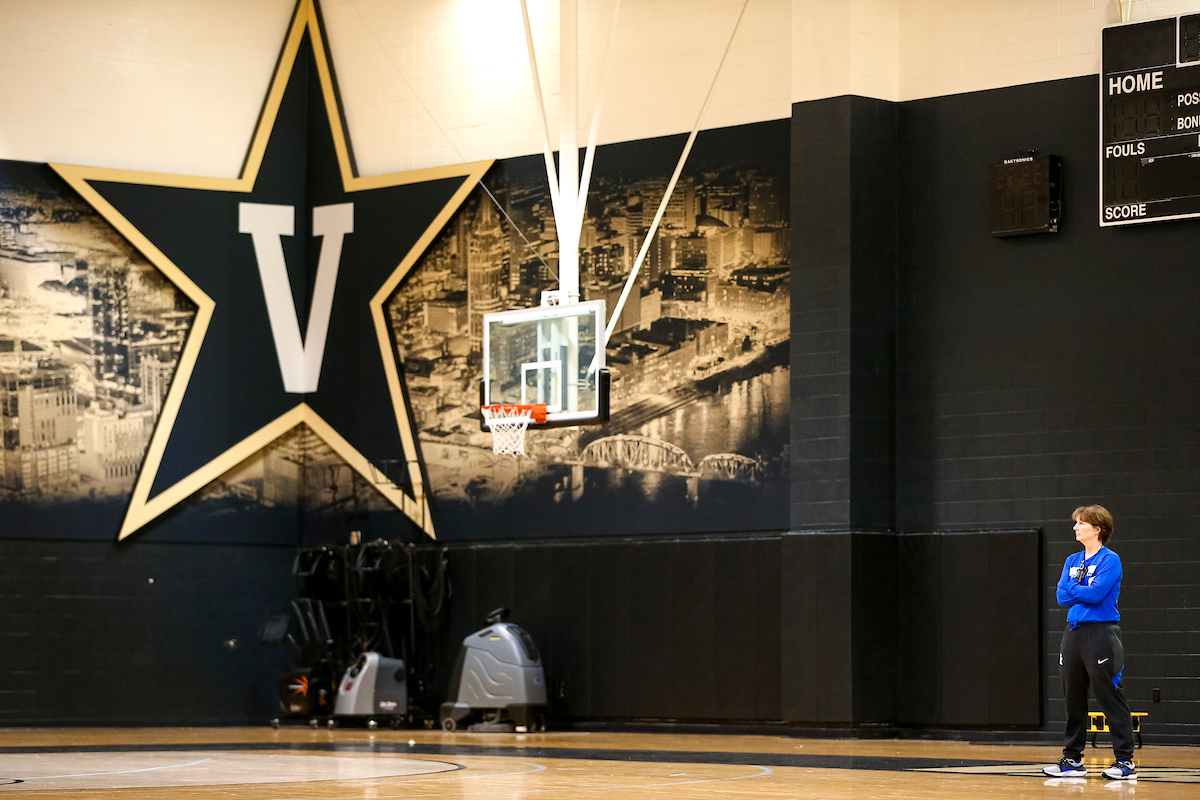 Gail Goestenkors.

Kentucky Practice and Vanderbilt for the SEC Tournament.

Photo by Eddie Justice | UK Athletics