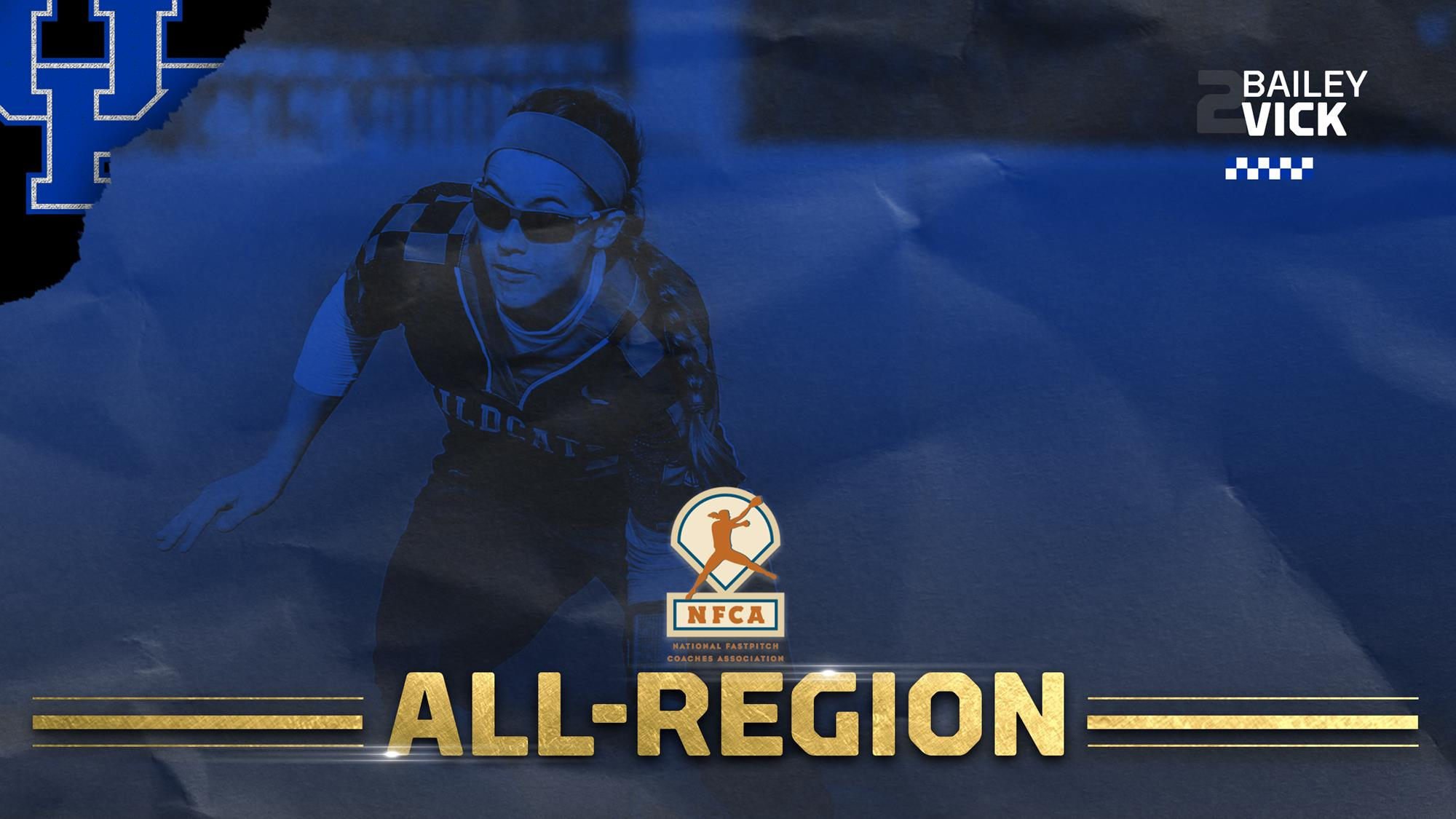 Kentucky Softball’s Bailey Vick Named NFCA All-South Region