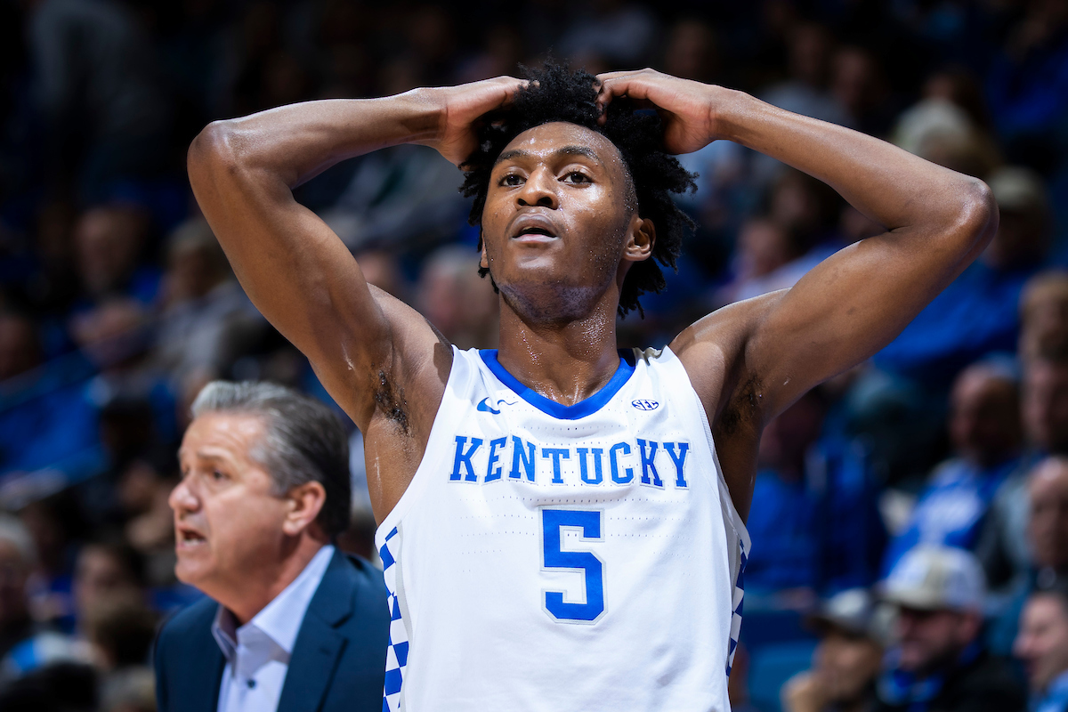 Immanuel Quickley.

UK falls to Evansville 67-64.

Photo by Chet White | UK Athletics