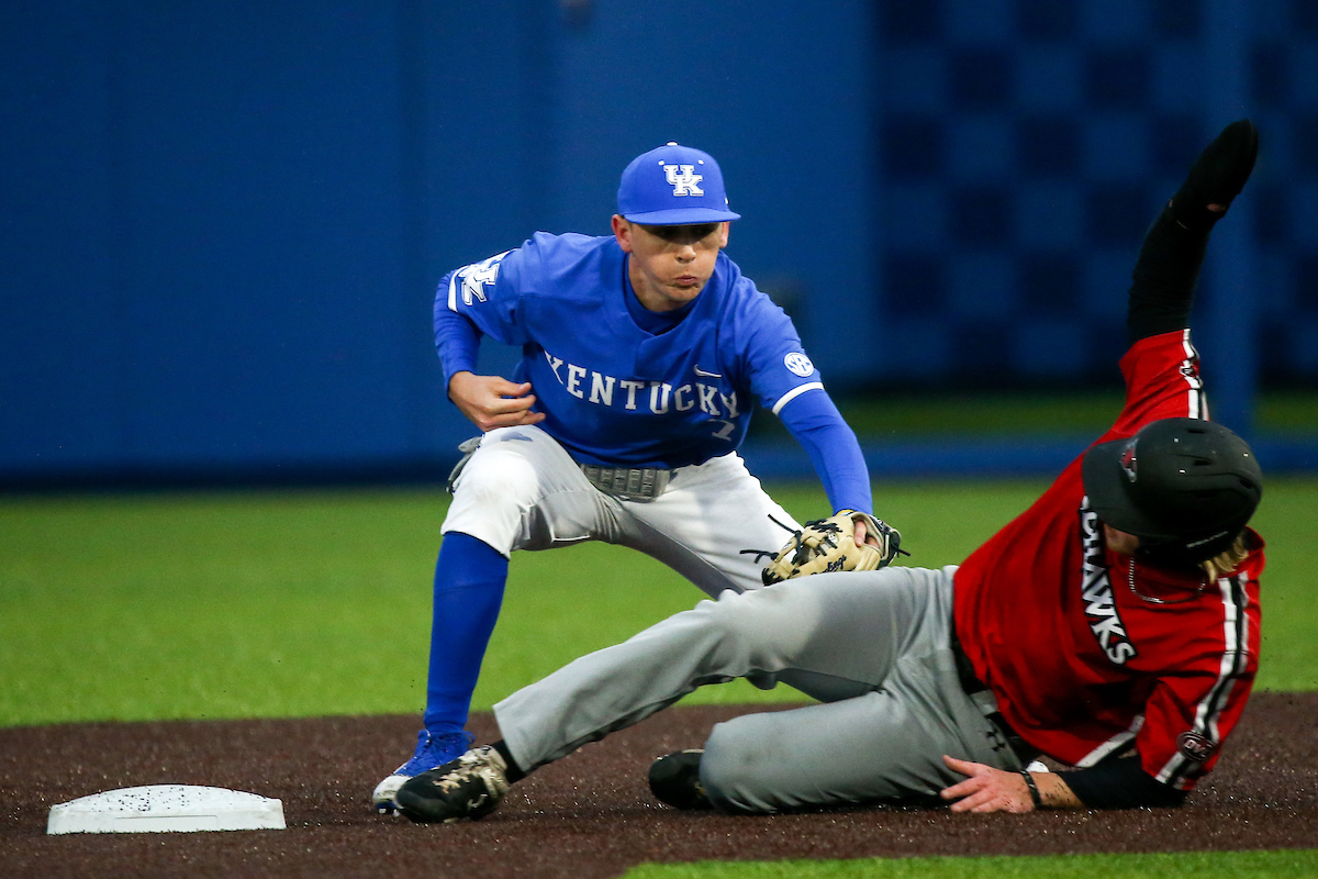 Drew Grace. 

Kentucky beat Southeast Missouri State 9-4.

Photo by Eddie Justice | UK Athletics