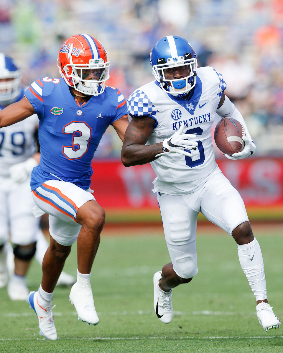 JOSH ALI.

Kentucky falls to Florida, 34-10.

Photo by Elliott Hess | UK Athletics