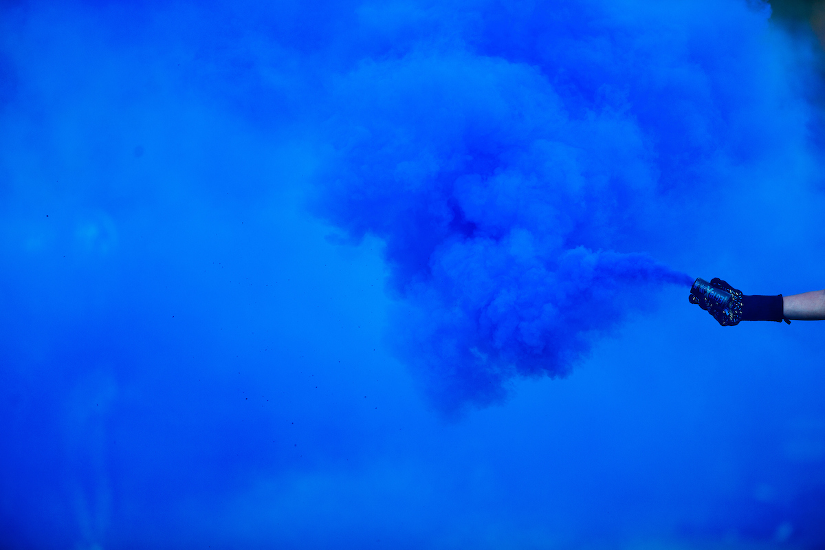 Smoke.

Kentucky beat Murray State 3-2.

Photo by Eddie Justice | UK Athletics
