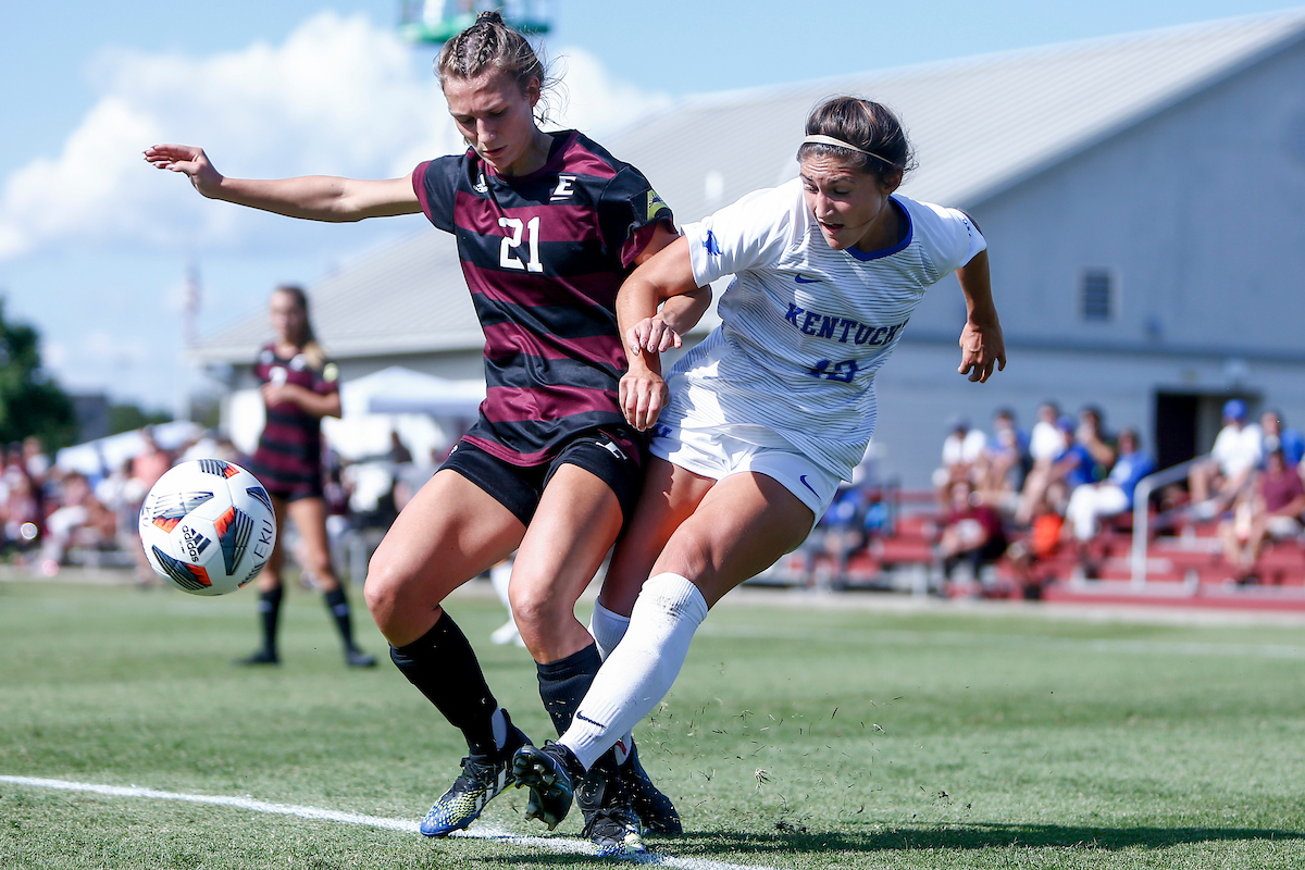 Gretchen Mills.

Kentucky beats Eastern Kentucky University 6 - 0.

Photo by Sarah Caputi | UK Athletics