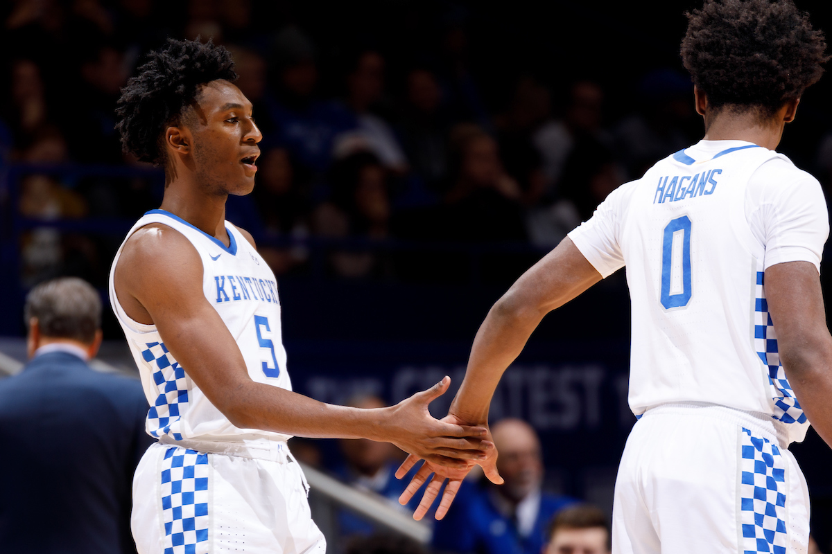Immanuel Quickley. Ashton Hagans.

UK falls to Evansville 67-64.


Photo by Elliott Hess | UK Athletics