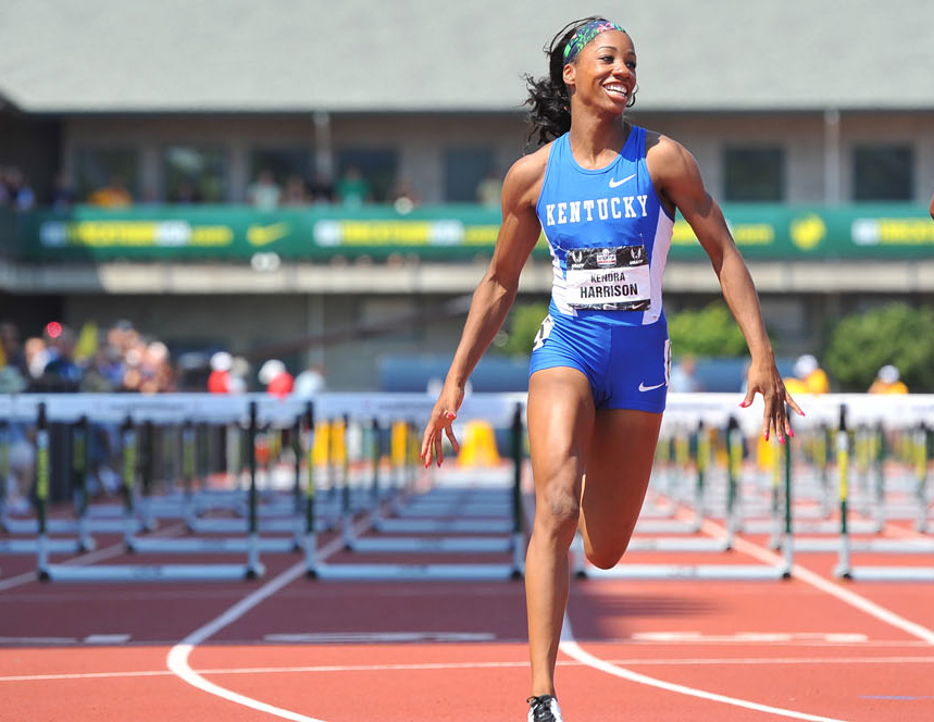 Kendra Harrison Wins U.S. Silver Medal in 100m hurdles