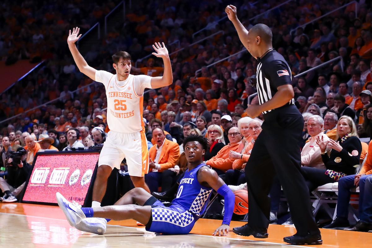 Ashton Hagans.

Kentucky beat Tennessee, 77-64.

Photo by Elliott Hess | UK Athletics