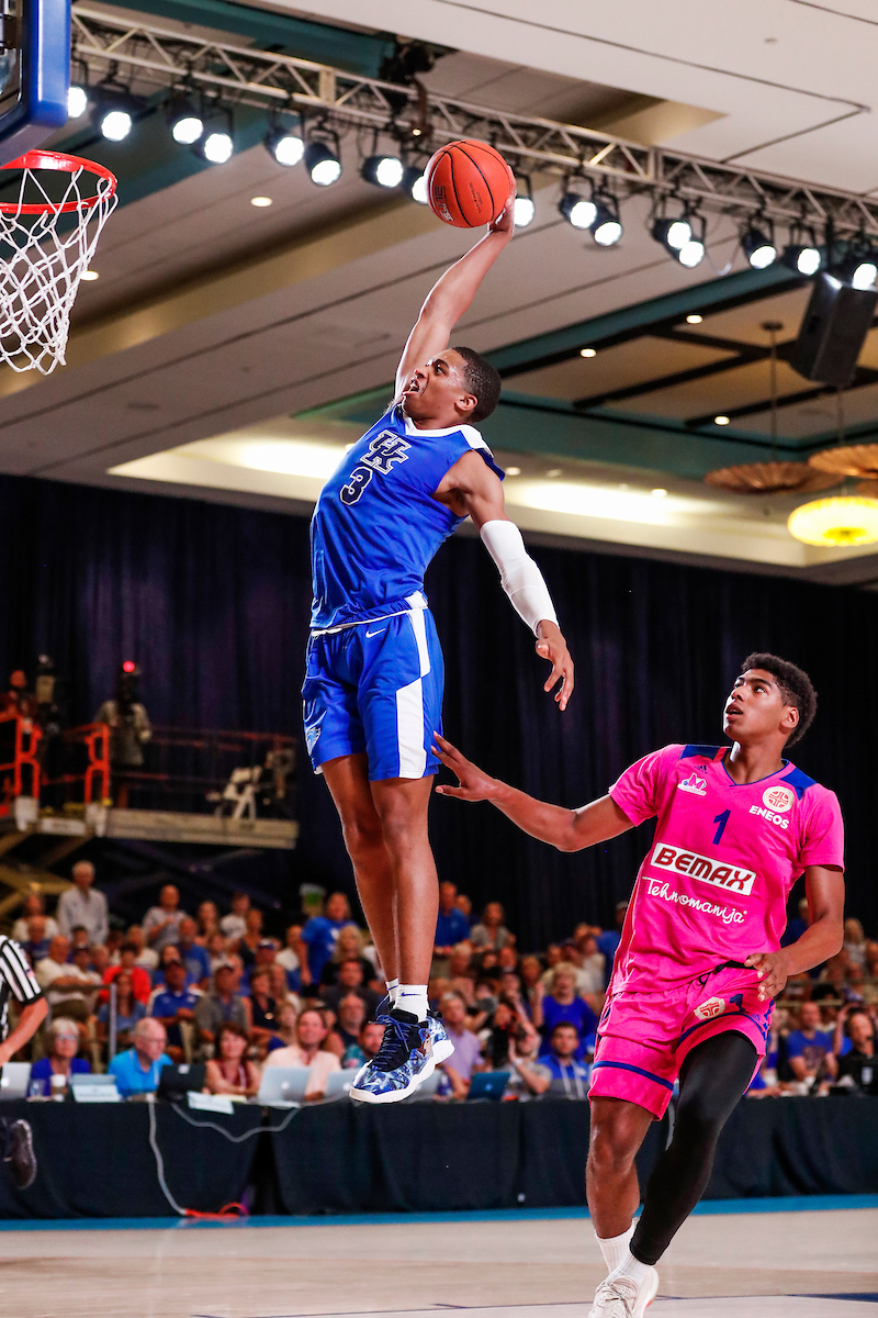 Keldon Johnson.

The University of Kentucky men's basketball team beat Serbia's Mega Bemax 100-64 at the Atlantis Imperial Arena in Paradise Island, Bahamas, on Saturday, August11, 2018.

Photo by Chet White | UK Athletics
