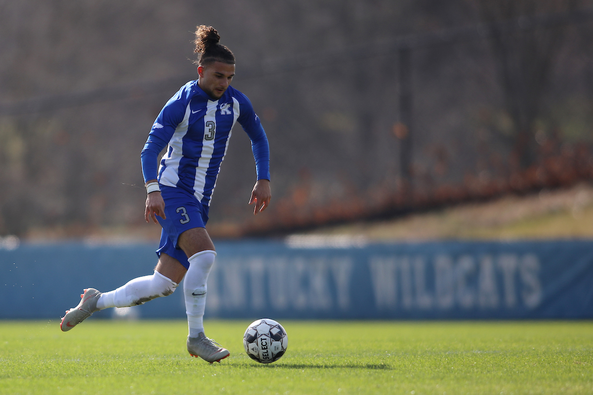 Keyarash Namjoupanah.

Kentucky men's soccer in action against Louisville City FC.

Photo by Quinn Foster | UK Athletics