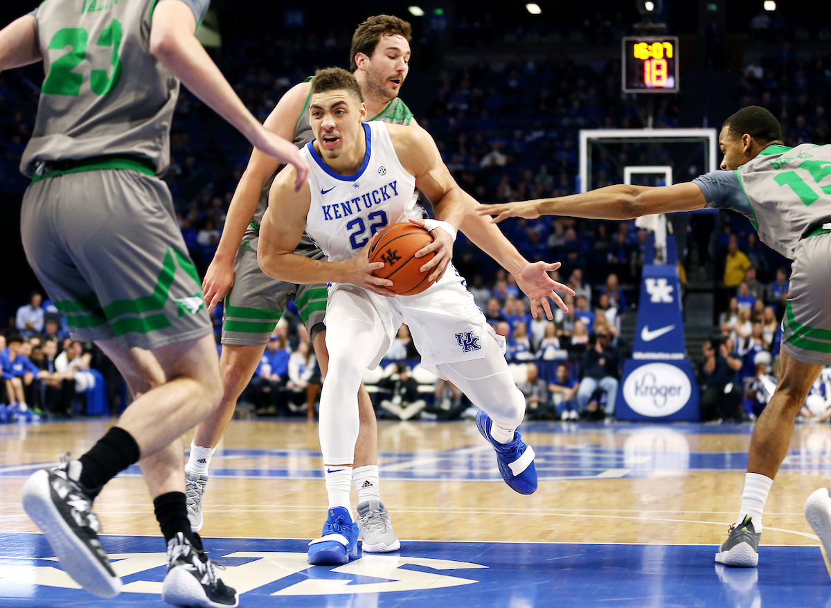 Reid Travis.


Men's Basketball beats North Dakota 96-58.

Photo by Britney Howard  | UK Athletics