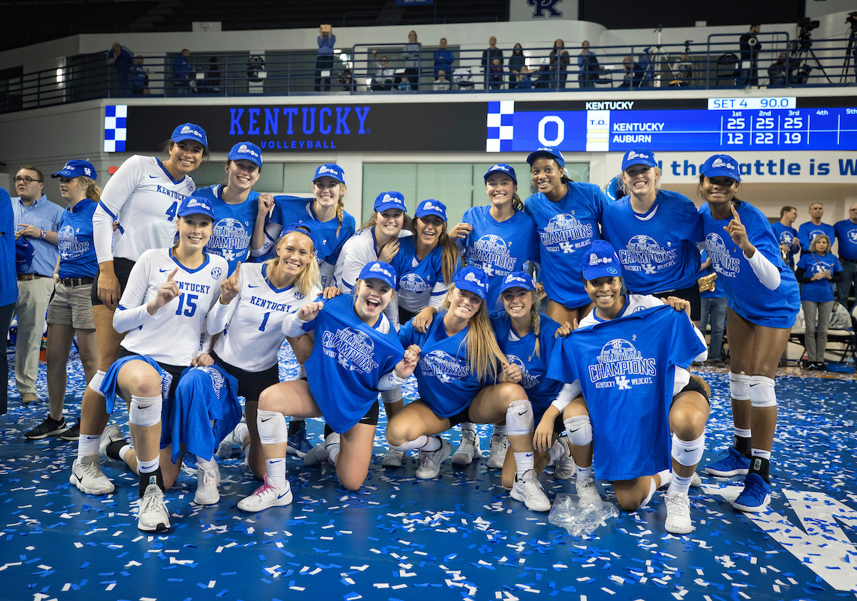 as Kentucky defeated  Auburn 3-0 on November 24, 2018.  Photo by Mark Cornelison | UKphoto
