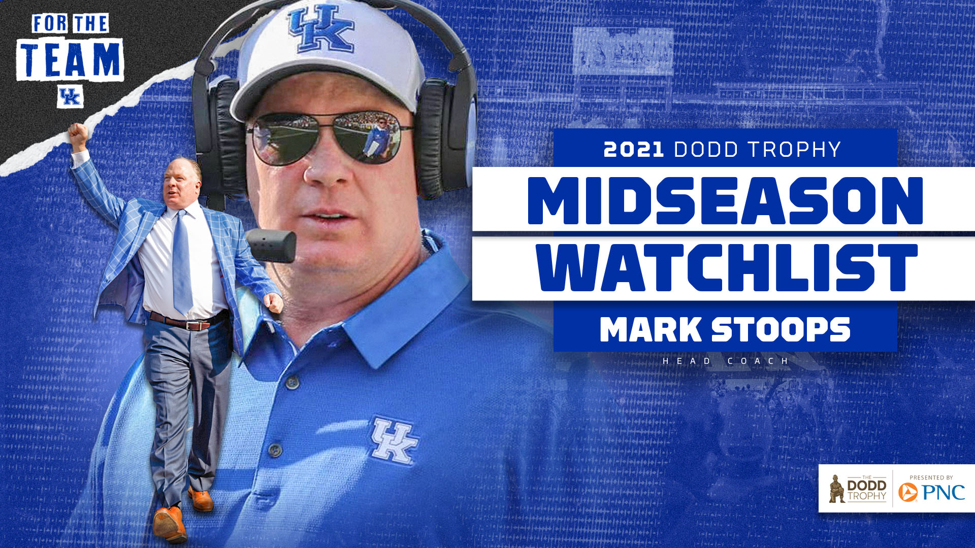 Mark Stoops Named to Dodd Trophy Midseason Watch List