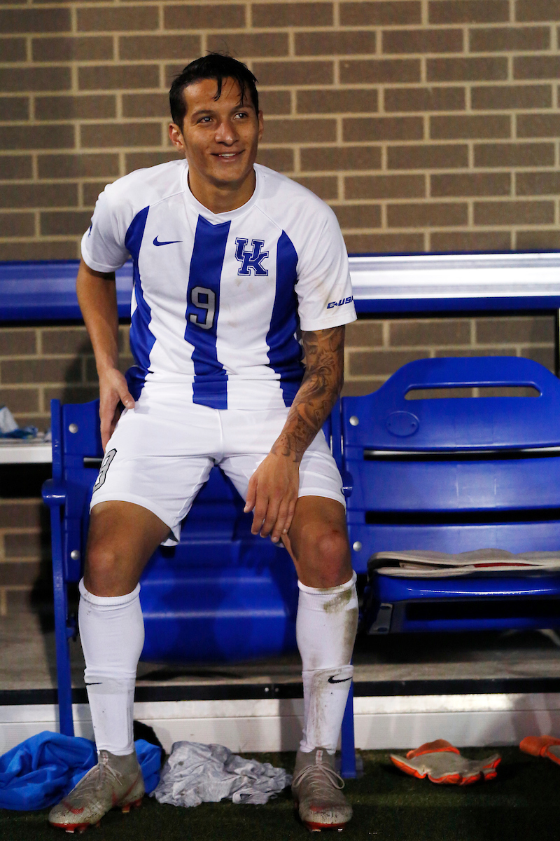 Jason Reyes.

Men's soccer beats Lipscomb 2-1.

Photo by Quinn Foster | UK Athletics