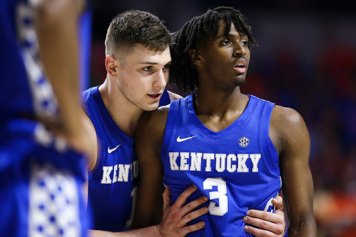 Nate Sestina. Tyrese Maxey.

Kentucky beat Florida 71-70.

Photo by Chet White | UK Athletics