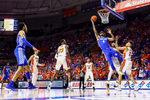 Nick Richards.

Kentucky beat Florida 71-70.

Photo by Chet White | UK Athletics