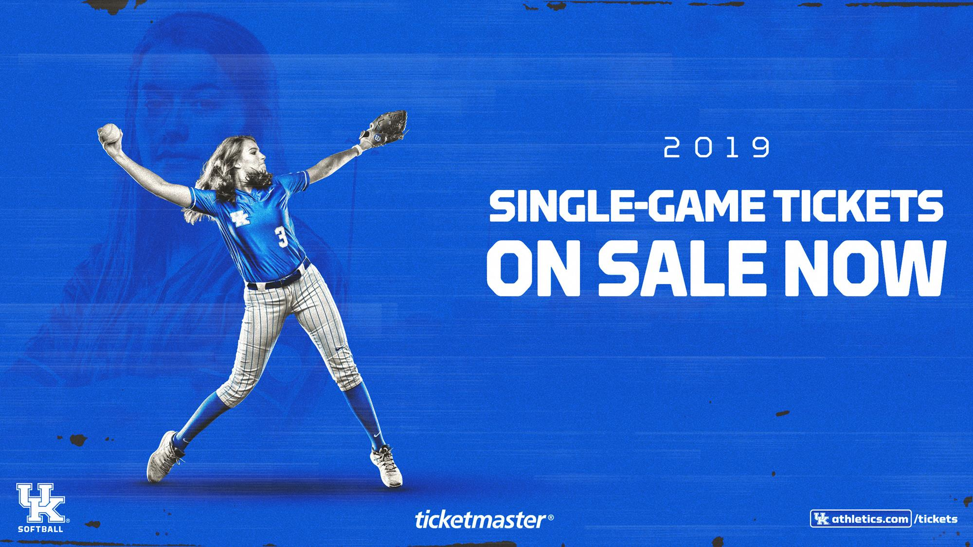 Softball Single-Game Tickets Now on Sale
