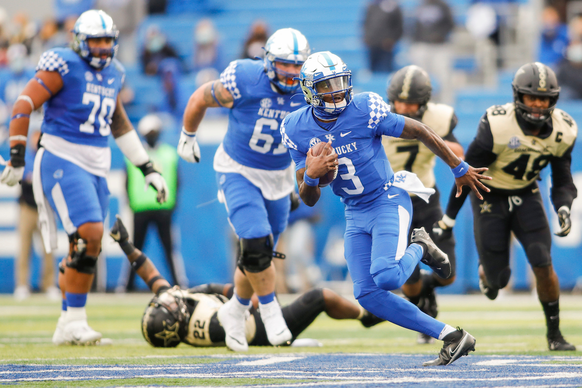 Terry Wilson.

UK beat Vandy 38-35.

Photo by Chet White | UK Athletics