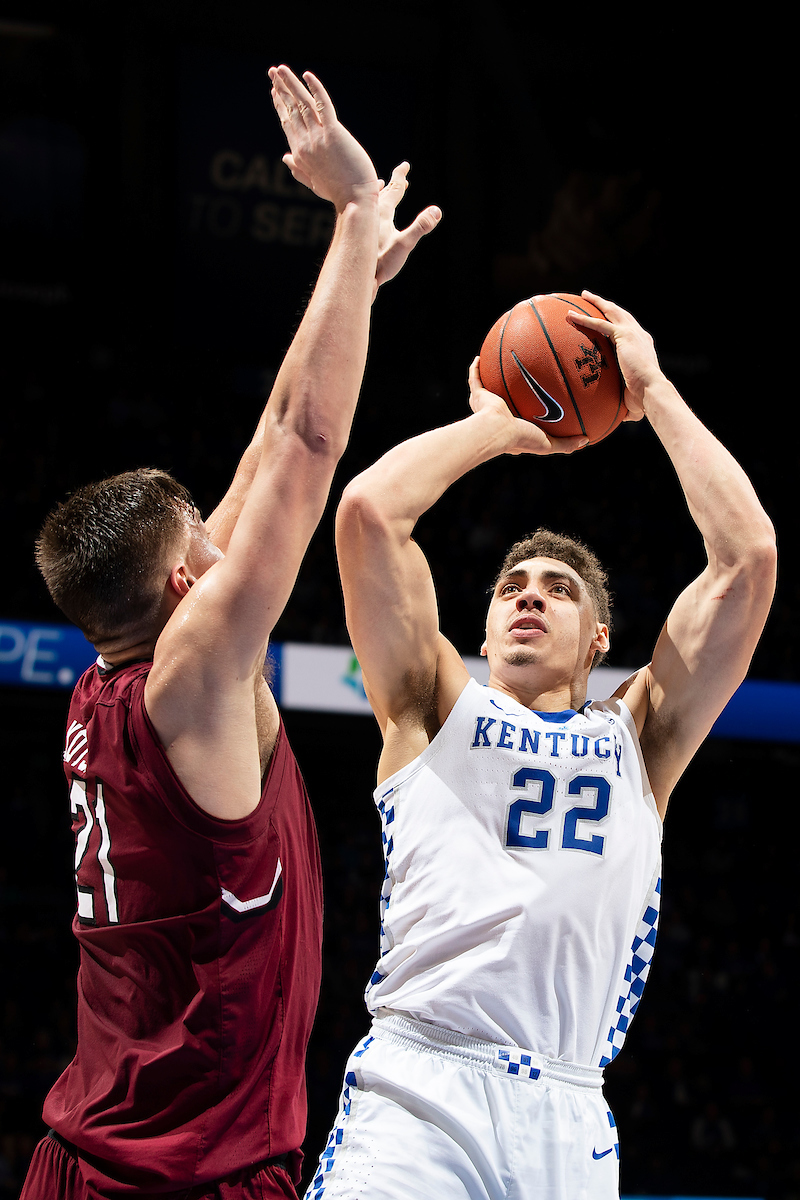 Reid Travis.

The University of Kentucky men's basketball team beats South Carolina 76-48.

Photo by Chet White| UK Athletics
