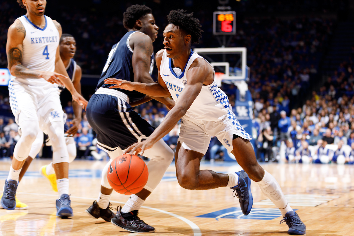Immanuel Quickley.

Kentucky beat Mount St. Mary?s 82-62.


Photo by Elliott Hess | UK Athletics