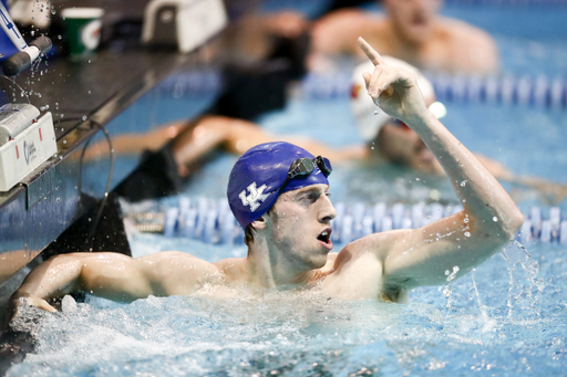 The UK men's and women's swim and drive teams beat Louisville on Senior Day at the Lancaster Aquatic Center on Saturday, January 26, 2019.

Photo by Elliott Hess | UK Athletics