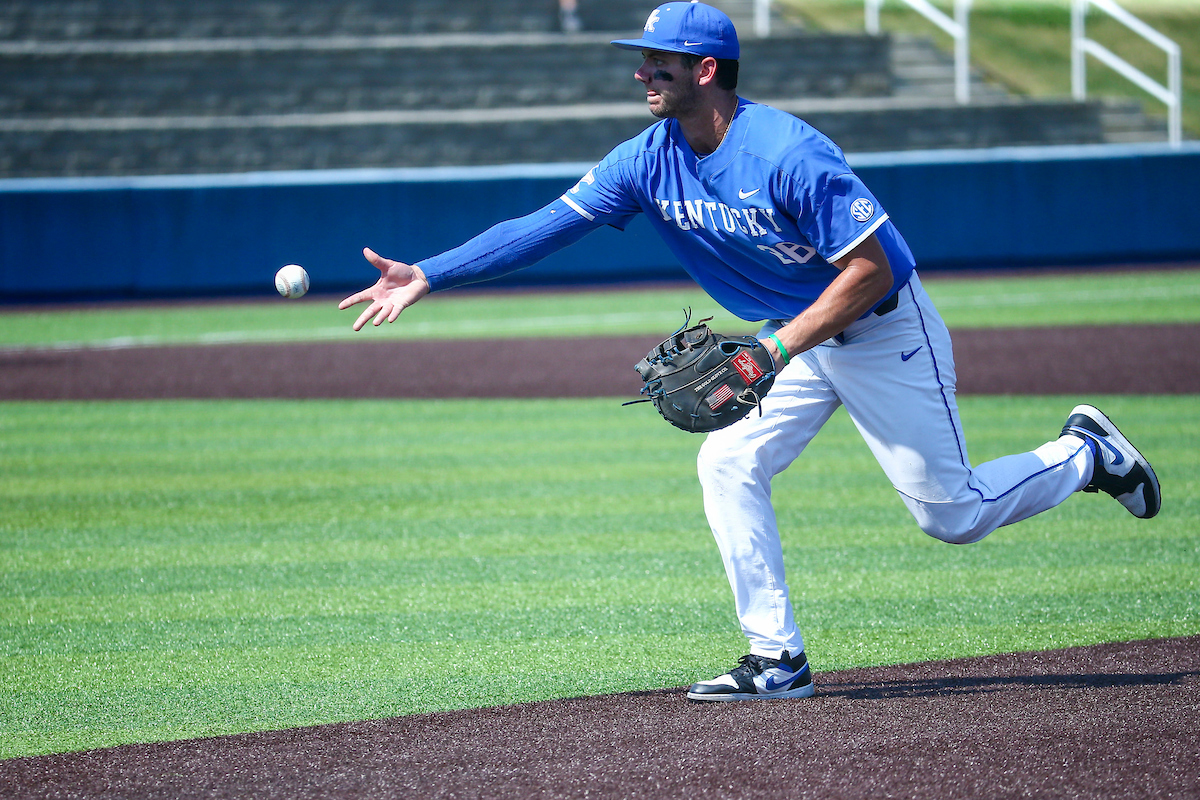Jacob Plastiak.

Kentucky beats Auburn 5-1.

Photo by Sarah Caputi | UK Athletics