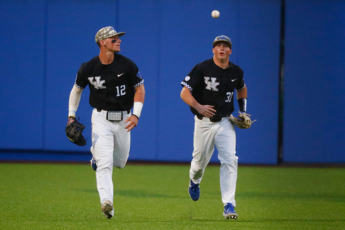Ryan Shinn. Cam Hill.

Kentucky falls to Arkansas 5-2.