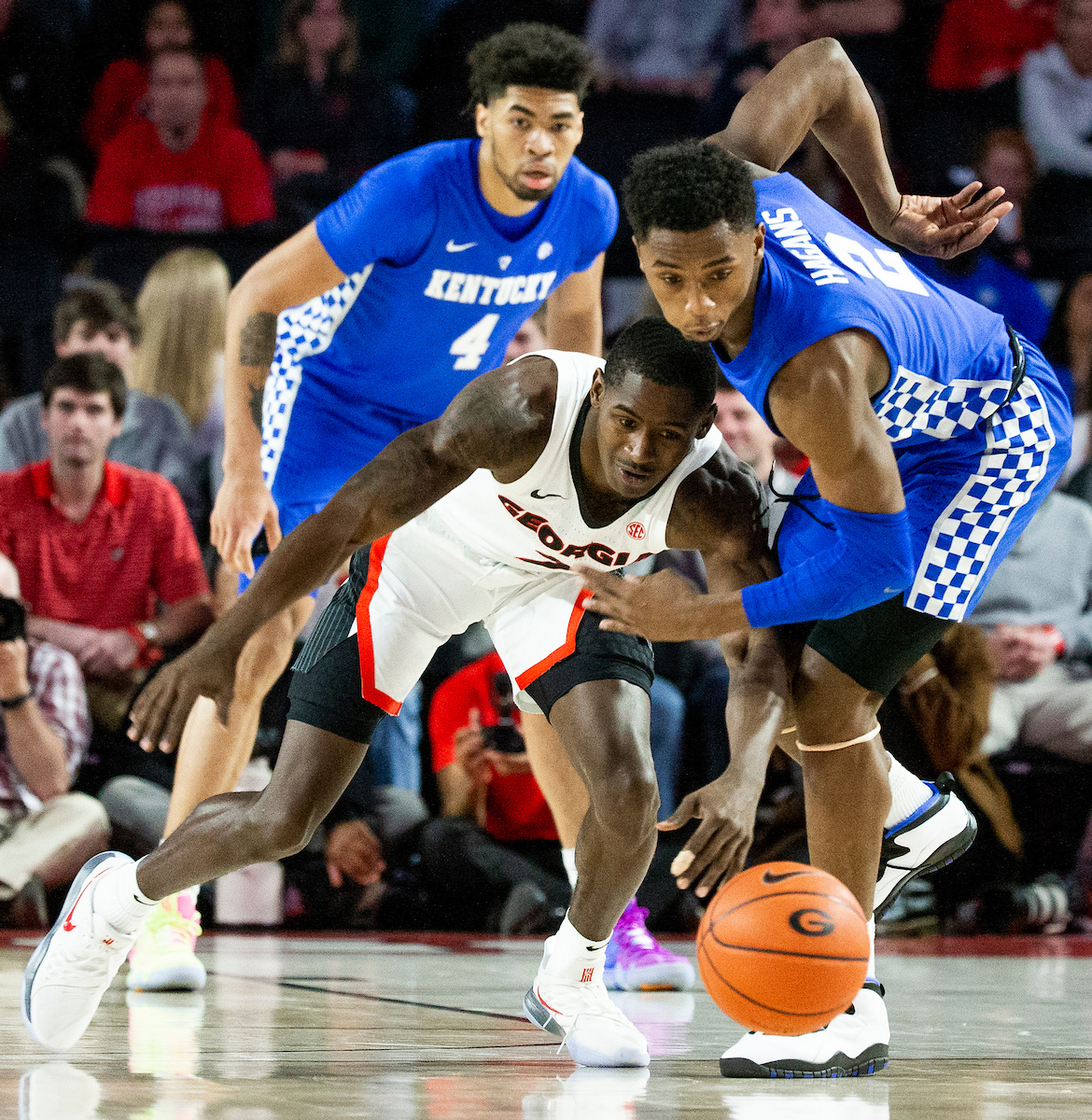 Ashton Hagans.

Kentucky beat Georgia 69-49 at Stegeman Coliseum in Athens, Ga., on Tuesday, January 15, 2019.

Photo by Chet White | UK Athletics