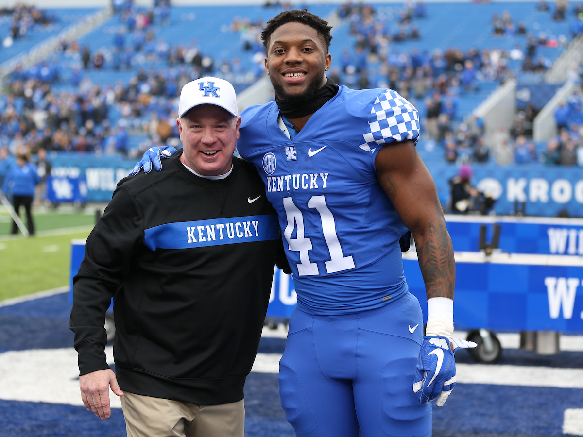 Mark Stoops and Josh Allen

UK Football beats MTSU 34-23-on Senior Day at Kroger Field.


Photo By Barry Westerman | UK Athletics