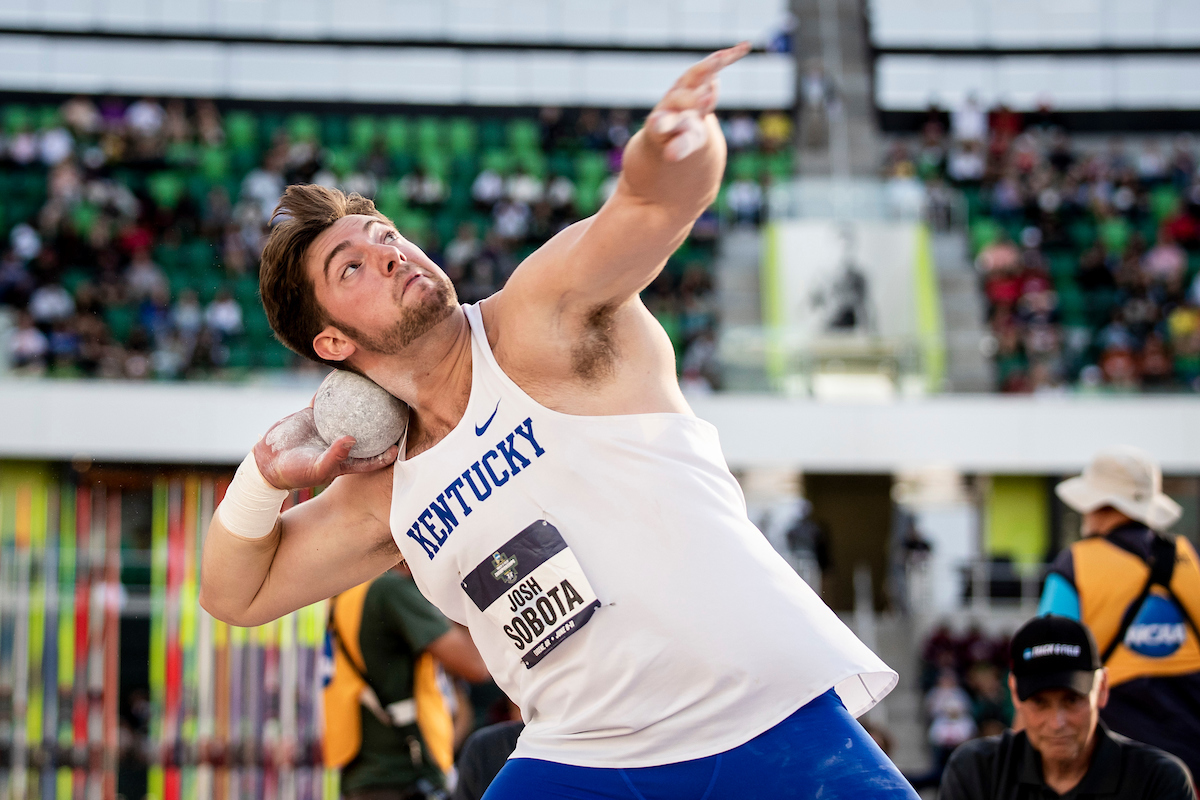 Josh Sobota.

Day one. NCAA Track and Field Outdoor Championships.

Photo by Chet White | UK Athletics