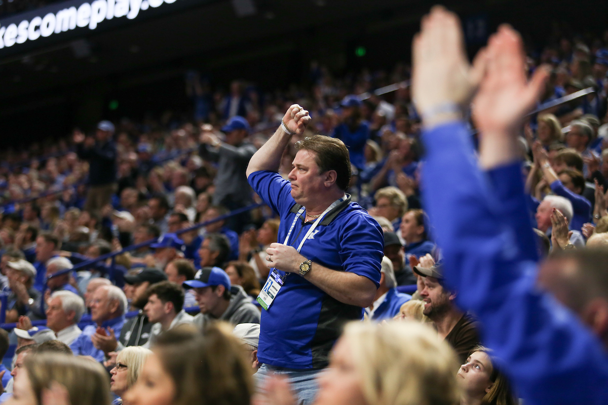 Fans.

The University of Kentucky men's basketball team beats South Carolina 76-48.

Photo by Hannah Phillips| UK Athletics