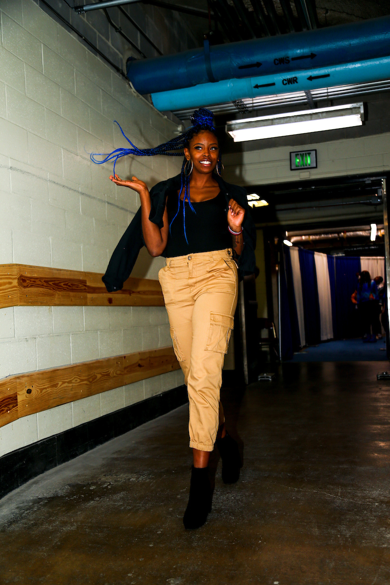 Keke McKinney. 

2019 Big Blue Madness. 

Photo by Eddie Justice | UK Athletics