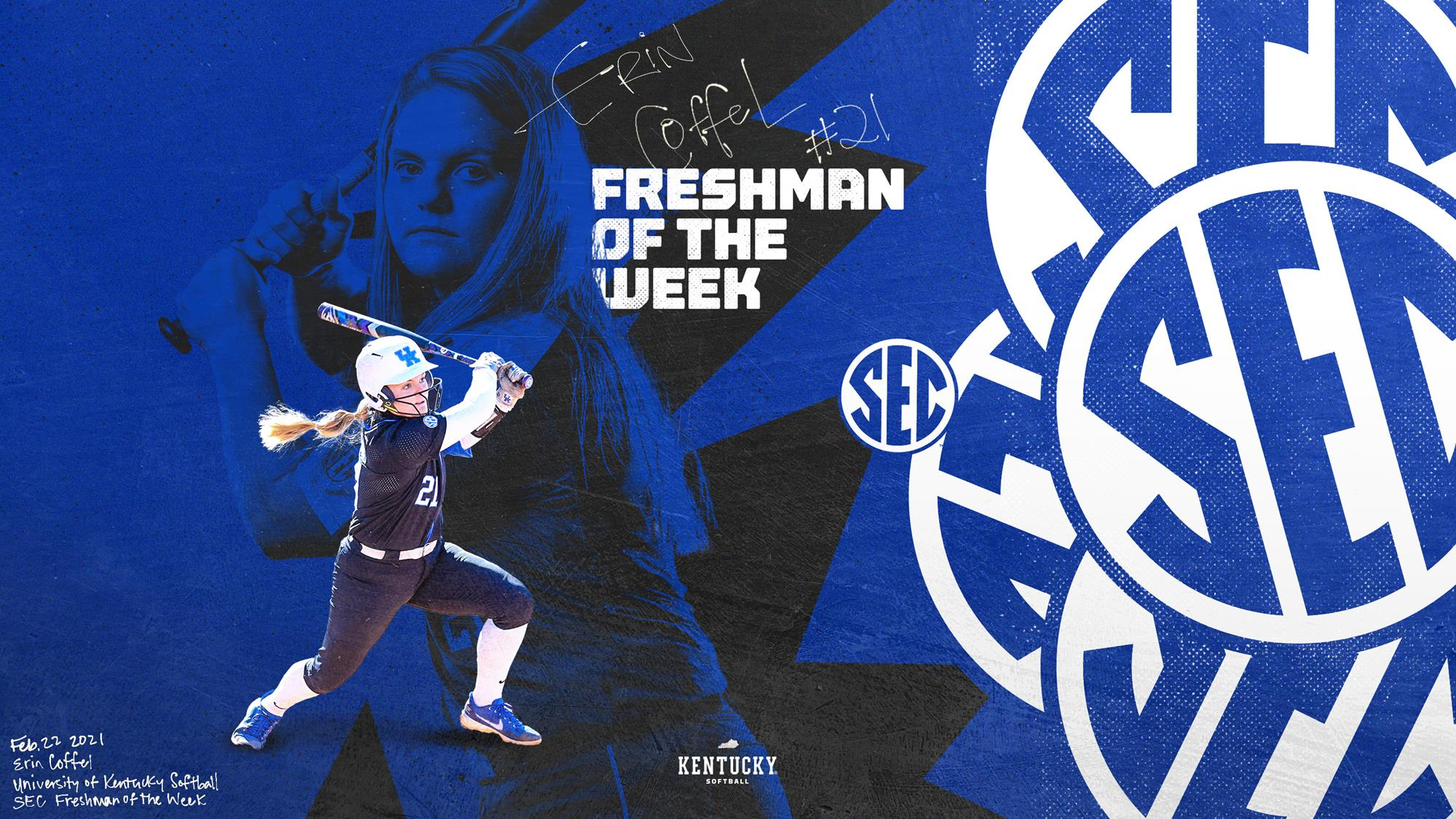 Erin Coffel Wins SEC Freshman of the Week Award