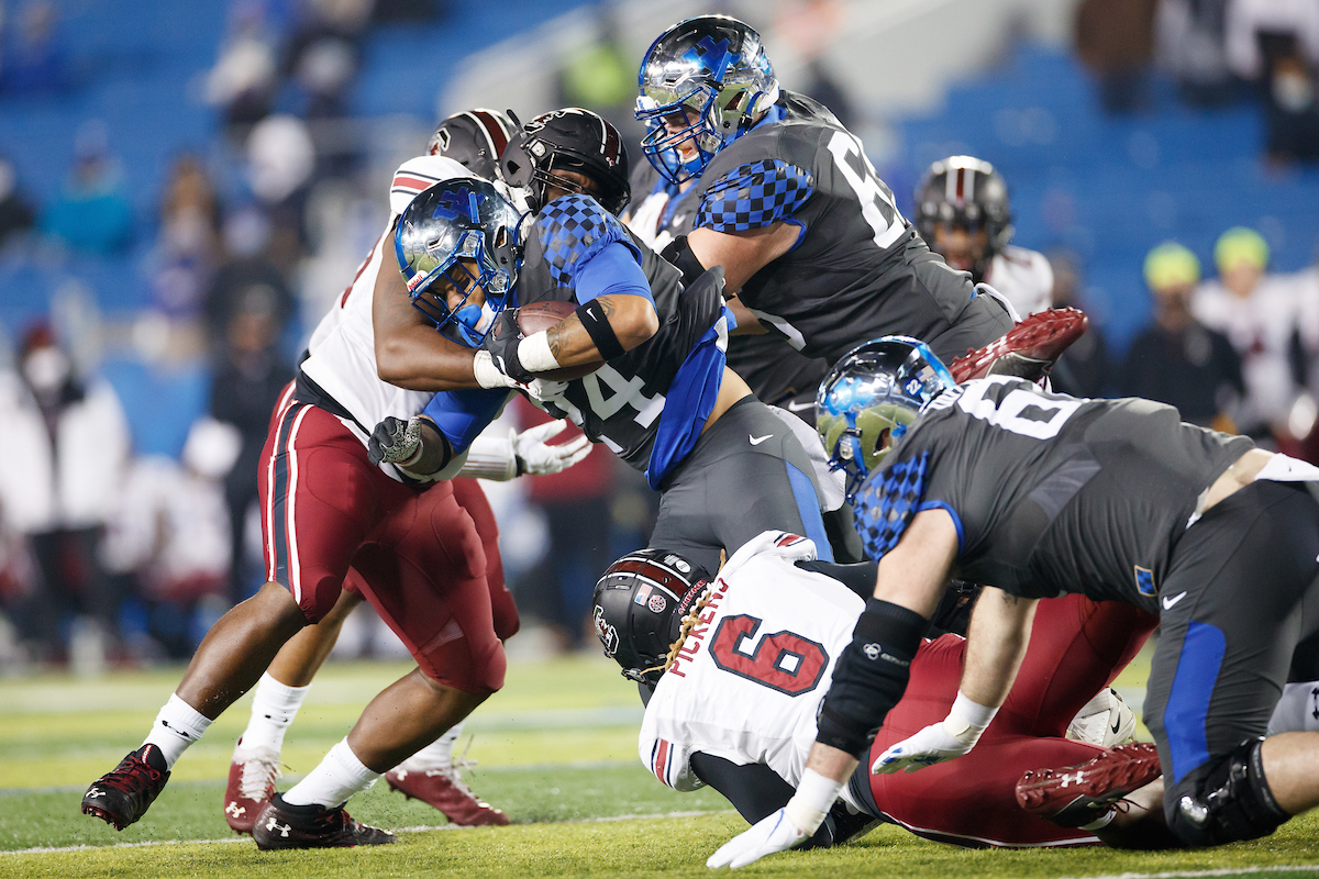 CHRIS RODRIGUEZ JR..

Kentucky beats South Carolina, 41-18.

Photo by Elliott Hess | UK Athletics