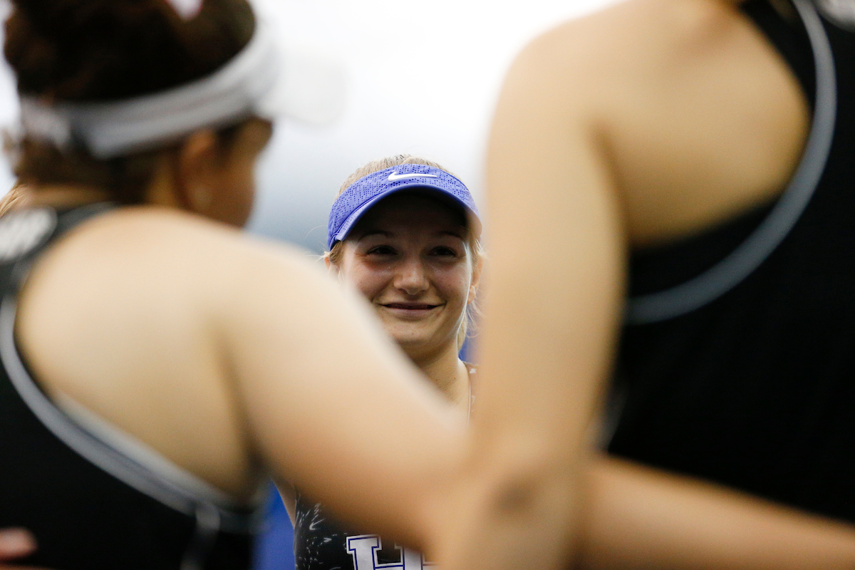 TIPHANIE FIQUET.

Women's Tennis comes out on top of Mississippi State on Senior Day.


Photo by Isaac Janssen | UK Athletics