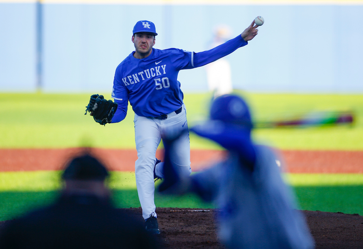 MASON HAZELWOOD.

Kentucky comes out on top of MSU 7-0 on Tuesday, March 26


Photo by Isaac Janssen | UK Athletics