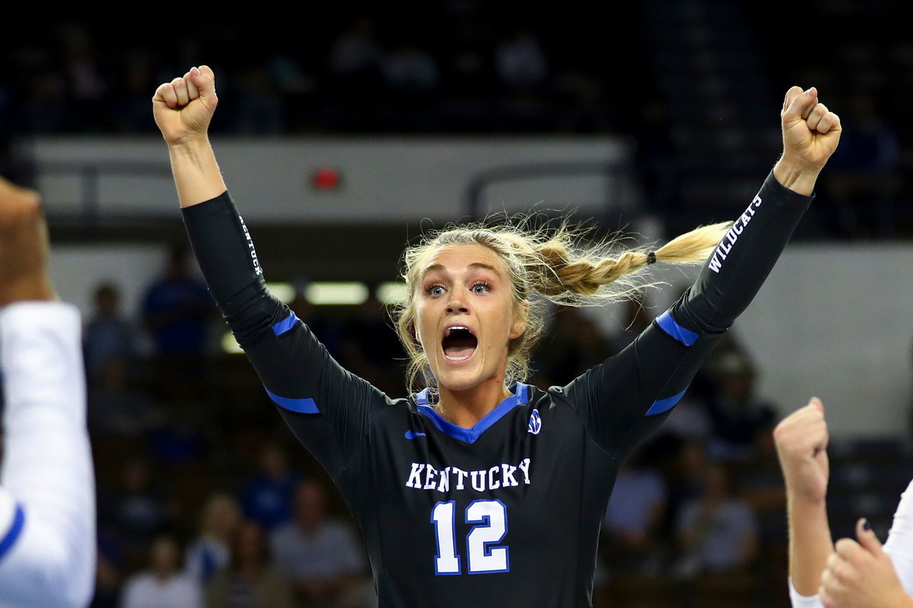 Gabby Curry.

UK sweeps LSU 3-0.

Photo by Isaac Janssen | UK Athletics