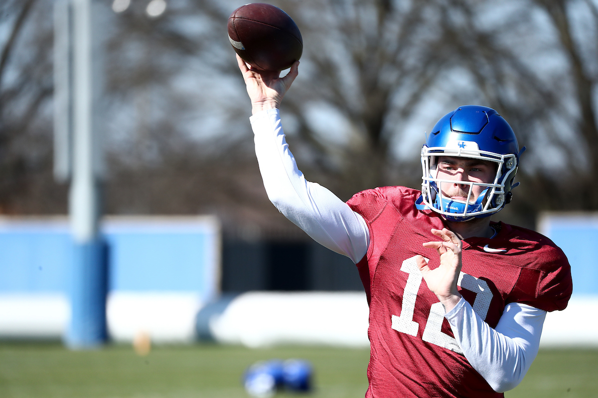 SAWYER SMITH.

Spring Practice.

Photo by Elliott Hess | UK Athletics