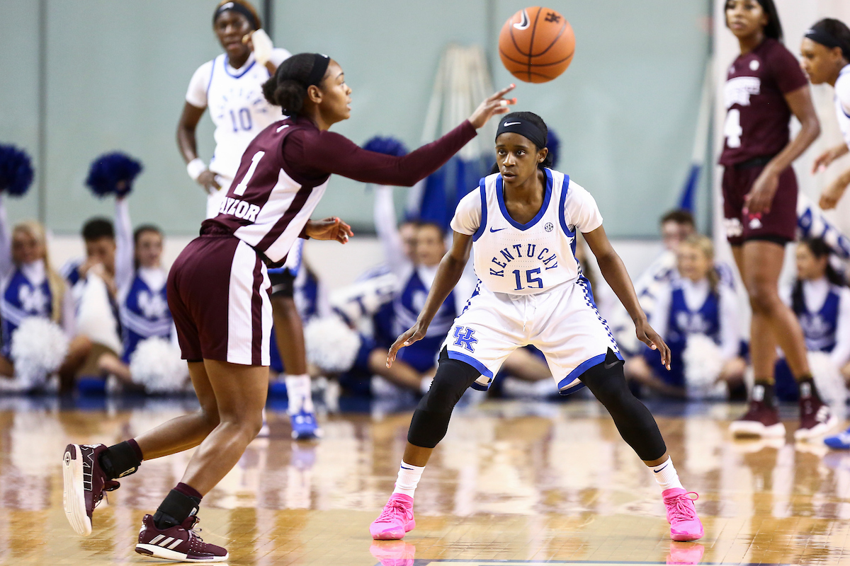 Chasity Patterson.

Kentucky beat Mississippi State 73-62.

Photo by Grace Bradley | UK Athletics