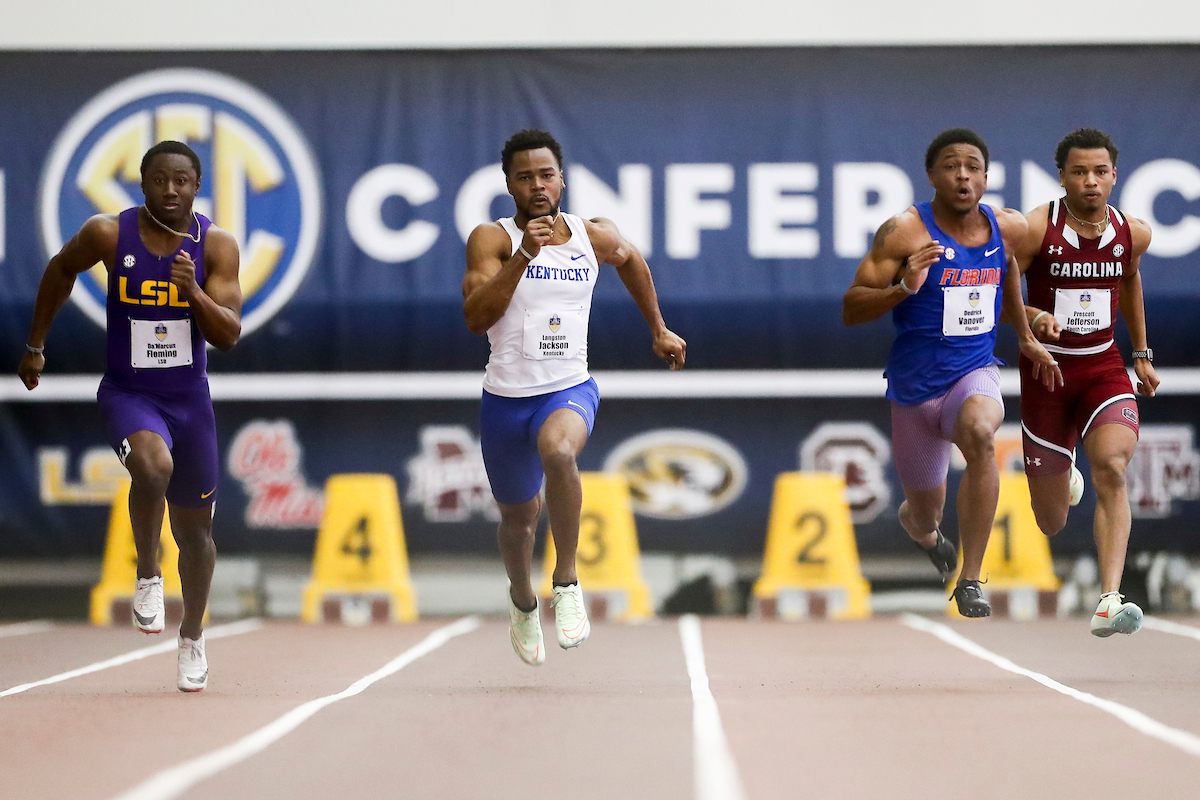 Langston Jackson.

Day 1. SEC Indoor Championships.

Photos by Chet White | UK Athletics