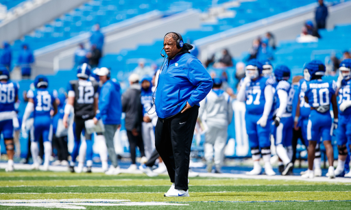 Coach Vince Marrow

2022 UK Football Spring Game

Photo By Jacob Noger | UK Football