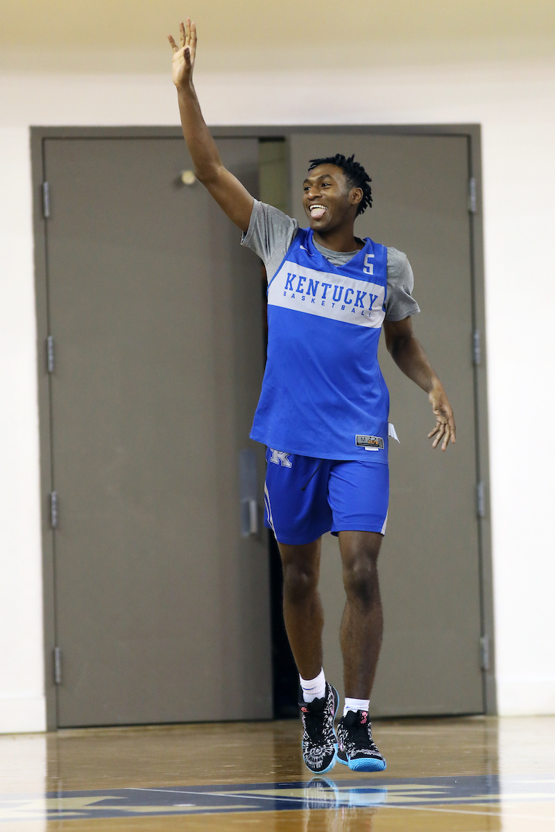 Immanuel Quickley.

UK MBB hosts 2018 women's clinic at the Joe Craft Center in Lexington, KY,

Photo by Quinn Foster