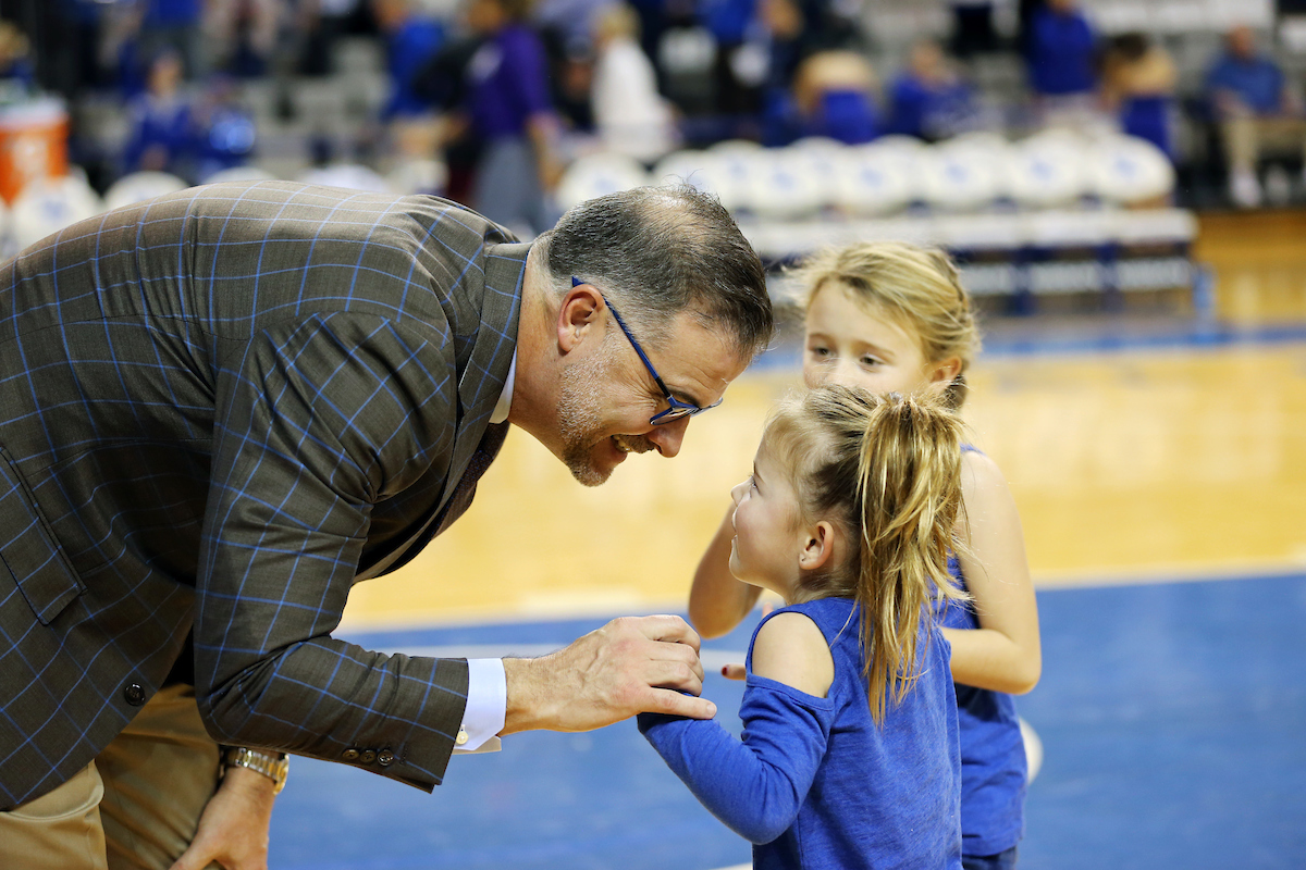 Matthew Mitchell, Presley Mitchell

UK Women's Basketball beat High Point University 71-49 at Memorial Coliseum  on Sunday, November 18th, 2018.

Photo by Britney Howard  | UK Athletics