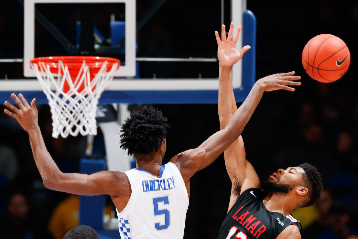 Immanuel Quickley.

Kentucky beat Lamar 81-56.


Photo by Elliott Hess | UK Athletics