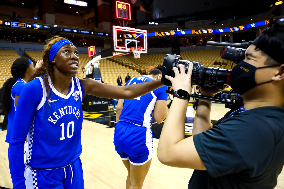 Rhyne Howard.

Kentucky defeats Missouri 78-63.

Photo by Eddie Justice | UK Athletics