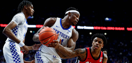 Oscar Tshiebwe. Daimion Collins.Kentucky beat Ole Miss, 83-72. Photos by Chet White | UK Athletics