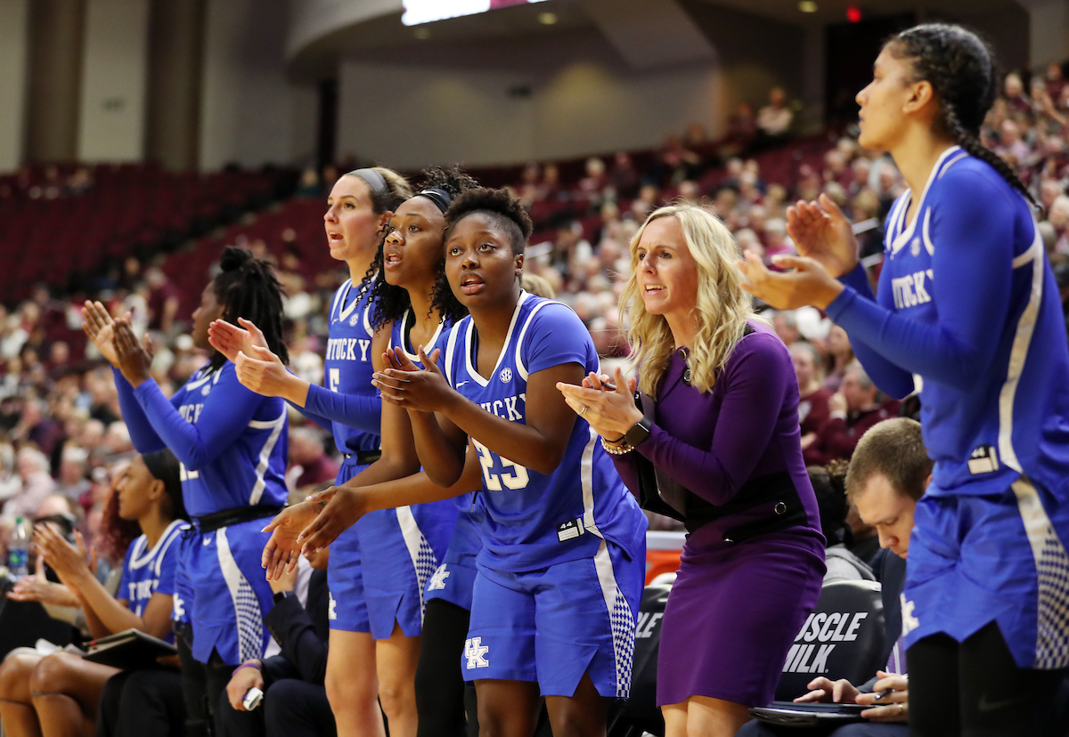 The UK Women's Basketball falls to Texas A&M. 
Photo by Hannah Phillips  | UK Athletics
