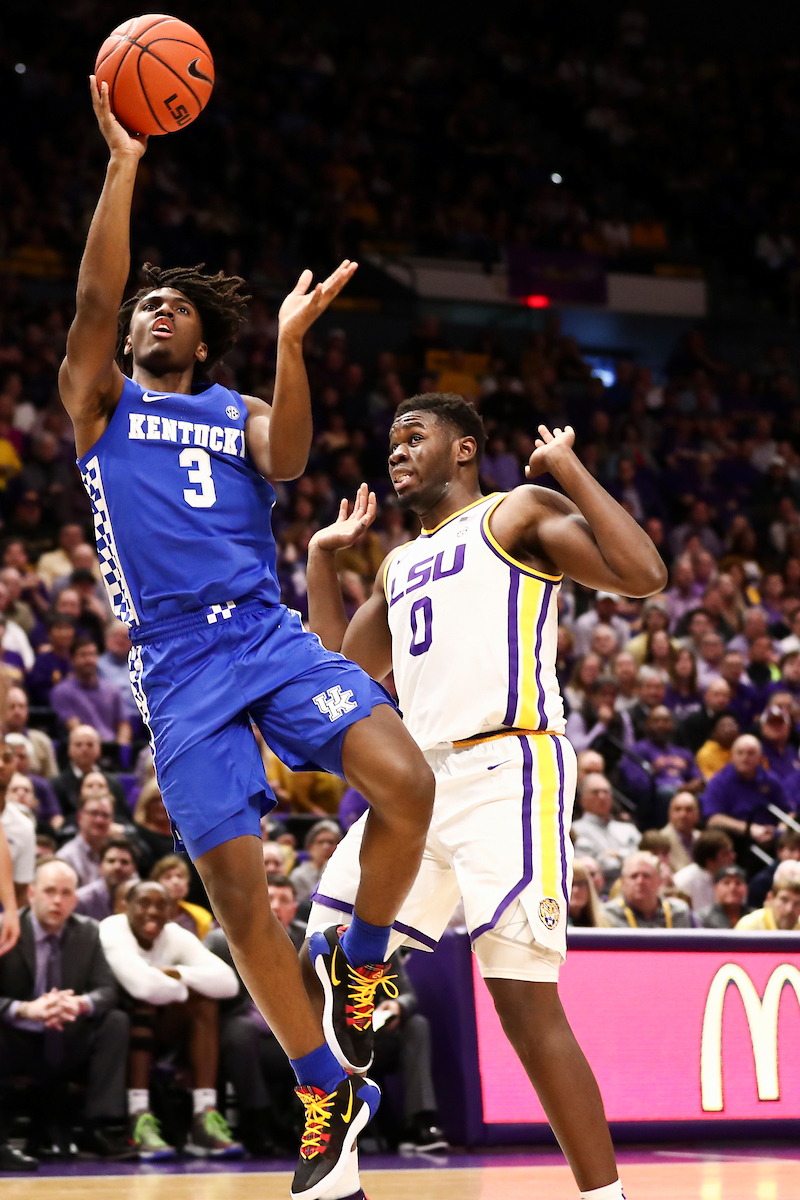 Tyrese Maxey.

Kentucky beat LSU 79-76.

Photo by Chet White | UK Athletics