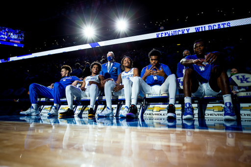 Kellan Grady. Sahvir Wheeler. TyTy Washington Jr. Keion Brooks Jr. Oscar Tshiebwe.

Kentucky beat Missouri 83-56.

Photos by Chet White | UK Athletics