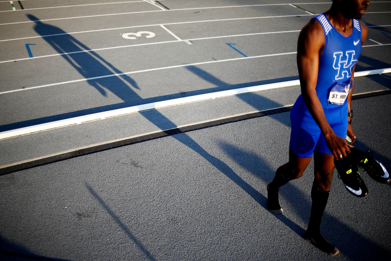 Dwight St. Hillaire.

Day three of the 2018 SEC Outdoor Track and Field Championships on Sunday, May 13, 2018, at Tom Black Track in Knoxville, TN.

Photo by Chet White | UK Athletics