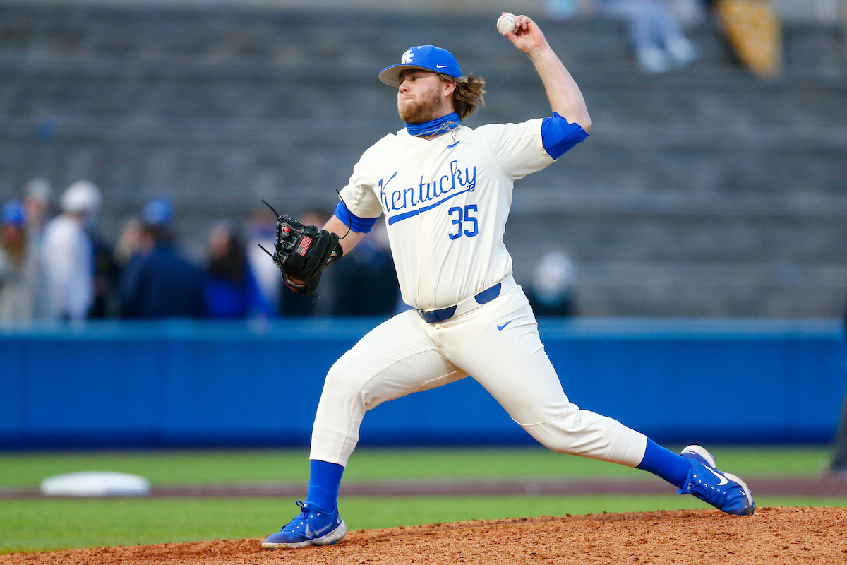Cole Daniels. 

Kentucky falls to Ball State, 3-2. 

Photo By Barry Westerman | UK Athletics