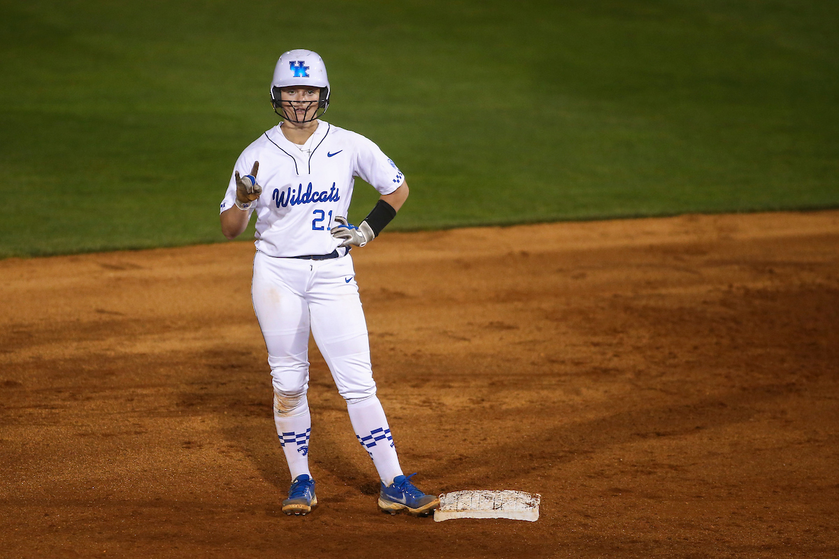 Erin Coffel.

Kentucky loses to Georgia, 5-2.

Photo by Grace Bradley | UK Athletics